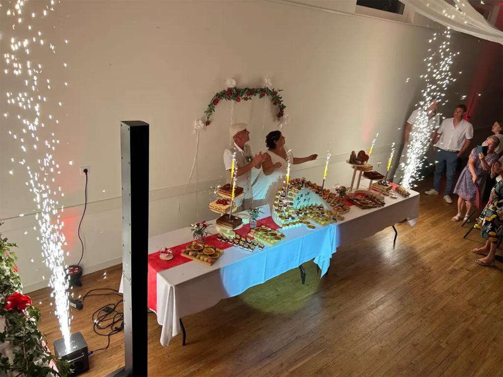 Sonorisation mariage DJ en Sarthe - Etincelles froides - Didier B Animation